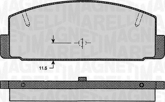 Magneti Marelli 363916060294 - Kit de plaquettes de frein, frein à disque cwaw.fr