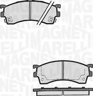 Magneti Marelli 363916060296 - Kit de plaquettes de frein, frein à disque cwaw.fr