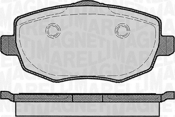 Magneti Marelli 363916060291 - Kit de plaquettes de frein, frein à disque cwaw.fr