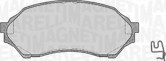 Magneti Marelli 363916060293 - Kit de plaquettes de frein, frein à disque cwaw.fr