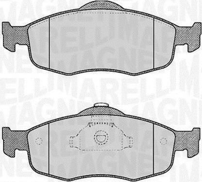 Magneti Marelli 363916060245 - Kit de plaquettes de frein, frein à disque cwaw.fr