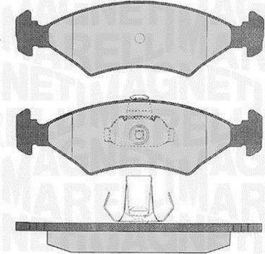 Magneti Marelli 363916060248 - Kit de plaquettes de frein, frein à disque cwaw.fr