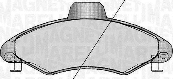 Magneti Marelli 363916060247 - Kit de plaquettes de frein, frein à disque cwaw.fr