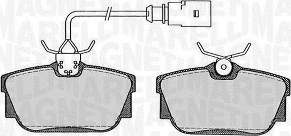 Magneti Marelli 363916060258 - Kit de plaquettes de frein, frein à disque cwaw.fr