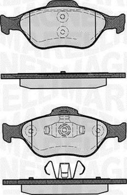 Magneti Marelli 363916060252 - Kit de plaquettes de frein, frein à disque cwaw.fr