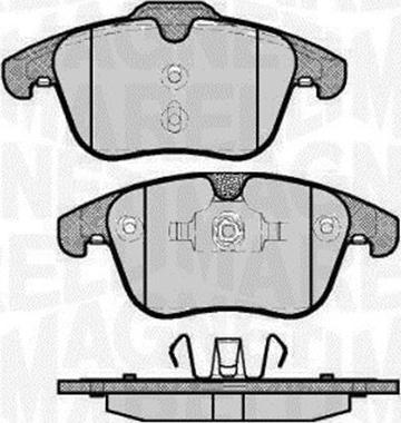 Magneti Marelli 363916060263 - Kit de plaquettes de frein, frein à disque cwaw.fr