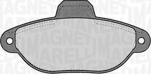 Magneti Marelli 363916060219 - Kit de plaquettes de frein, frein à disque cwaw.fr