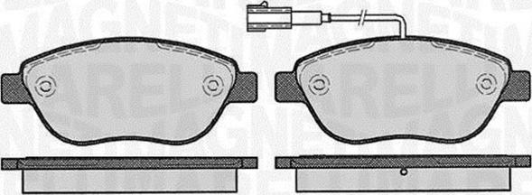 Magneti Marelli 363916060214 - Kit de plaquettes de frein, frein à disque cwaw.fr