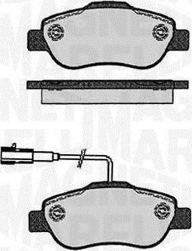 Magneti Marelli 363916060215 - Kit de plaquettes de frein, frein à disque cwaw.fr