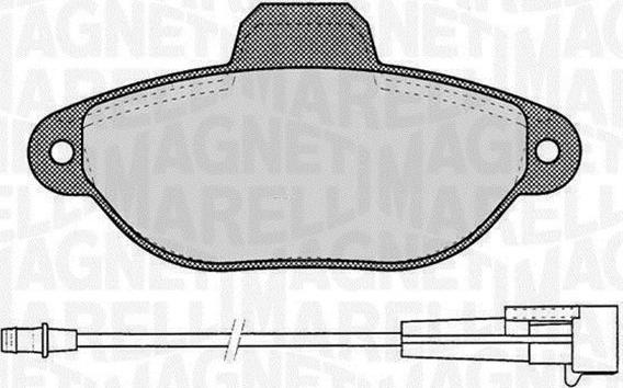 Magneti Marelli 363916060217 - Kit de plaquettes de frein, frein à disque cwaw.fr