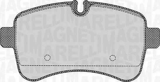 Magneti Marelli 363916060284 - Kit de plaquettes de frein, frein à disque cwaw.fr