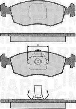 Magneti Marelli 363916060233 - Kit de plaquettes de frein, frein à disque cwaw.fr