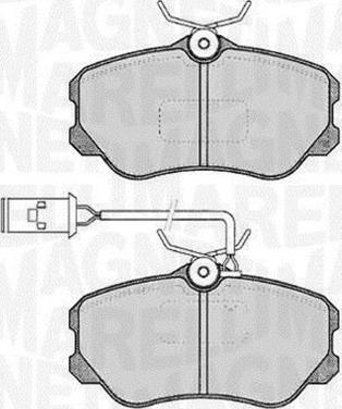 Magneti Marelli 363916060226 - Kit de plaquettes de frein, frein à disque cwaw.fr