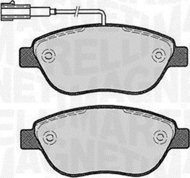 Magneti Marelli 363916060221 - Kit de plaquettes de frein, frein à disque cwaw.fr