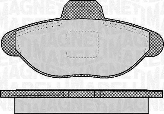 Magneti Marelli 363916060223 - Kit de plaquettes de frein, frein à disque cwaw.fr