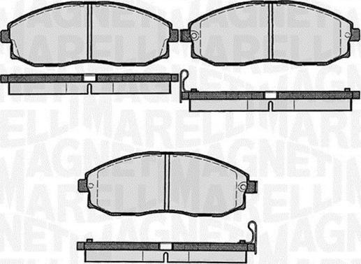 Magneti Marelli 363916060279 - Kit de plaquettes de frein, frein à disque cwaw.fr