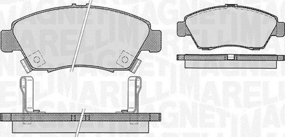 Magneti Marelli 363916060275 - Kit de plaquettes de frein, frein à disque cwaw.fr