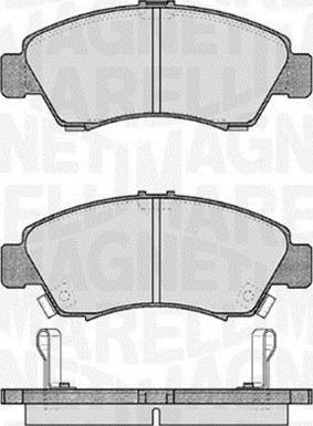 Magneti Marelli 363916060276 - Kit de plaquettes de frein, frein à disque cwaw.fr