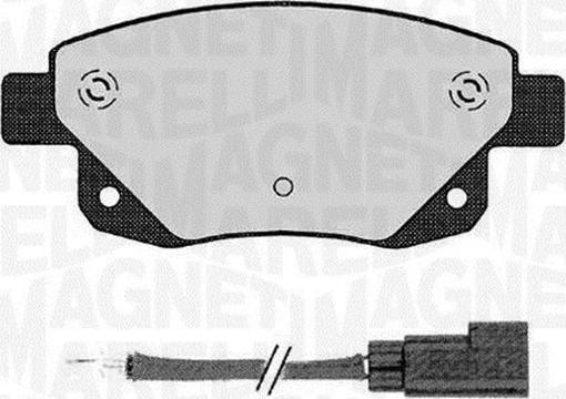 Magneti Marelli 363916060273 - Kit de plaquettes de frein, frein à disque cwaw.fr