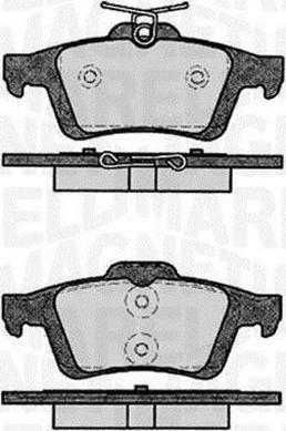 Magneti Marelli 363916060796 - Kit de plaquettes de frein, frein à disque cwaw.fr