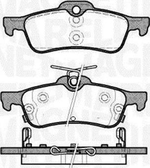 Magneti Marelli 363916060798 - Kit de plaquettes de frein, frein à disque cwaw.fr