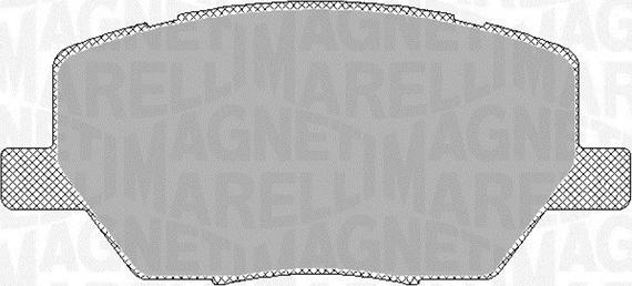 Magneti Marelli 363916060793 - Kit de plaquettes de frein, frein à disque cwaw.fr