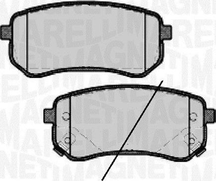 Magneti Marelli 363916060745 - Kit de plaquettes de frein, frein à disque cwaw.fr