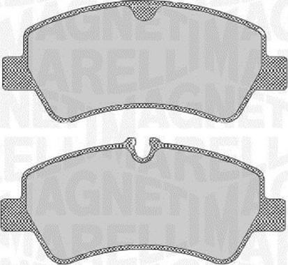 Magneti Marelli 363916060740 - Kit de plaquettes de frein, frein à disque cwaw.fr