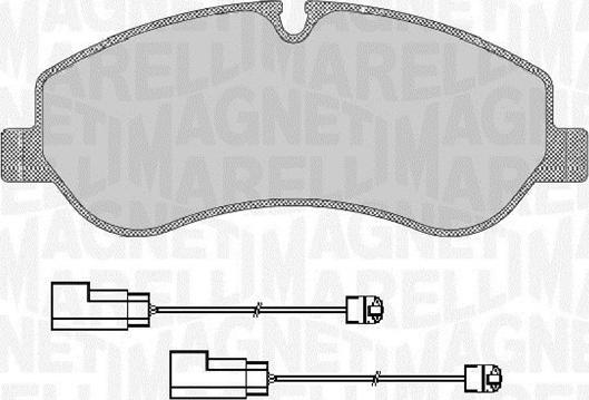 Magneti Marelli 363916060741 - Kit de plaquettes de frein, frein à disque cwaw.fr