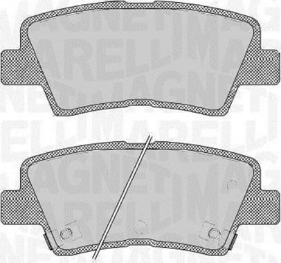 Magneti Marelli 363916060750 - Kit de plaquettes de frein, frein à disque cwaw.fr