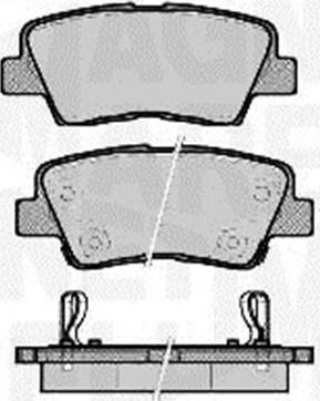 Magneti Marelli 363916060751 - Kit de plaquettes de frein, frein à disque cwaw.fr