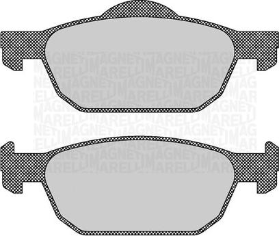 Magneti Marelli 363916060706 - Kit de plaquettes de frein, frein à disque cwaw.fr