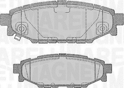 Magneti Marelli 363916060700 - Kit de plaquettes de frein, frein à disque cwaw.fr