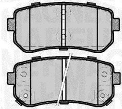 Magneti Marelli 363916060701 - Kit de plaquettes de frein, frein à disque cwaw.fr