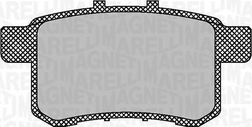 Magneti Marelli 363916060703 - Kit de plaquettes de frein, frein à disque cwaw.fr