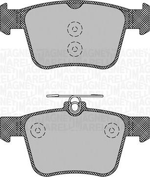 Magneti Marelli 363916060713 - Kit de plaquettes de frein, frein à disque cwaw.fr