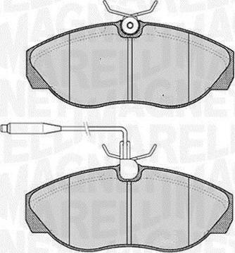 Magneti Marelli 363916060789 - Kit de plaquettes de frein, frein à disque cwaw.fr