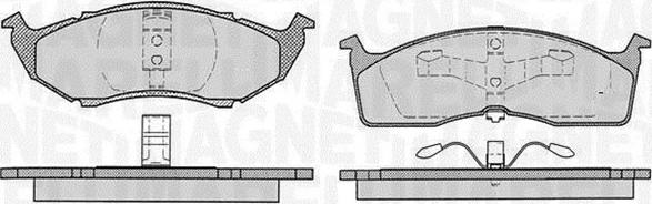 Magneti Marelli 363916060785 - Kit de plaquettes de frein, frein à disque cwaw.fr