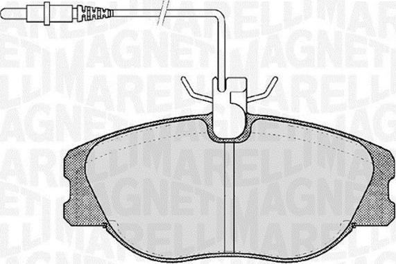 Magneti Marelli 363916060787 - Kit de plaquettes de frein, frein à disque cwaw.fr