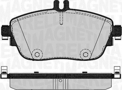 Magneti Marelli 363916060734 - Kit de plaquettes de frein, frein à disque cwaw.fr