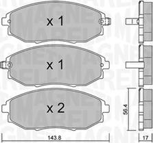 Magneti Marelli 363916061057 - Kit de plaquettes de frein, frein à disque cwaw.fr