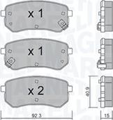 Magneti Marelli 363916061004 - Kit de plaquettes de frein, frein à disque cwaw.fr