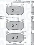 Magneti Marelli 363916061196 - Kit de plaquettes de frein, frein à disque cwaw.fr