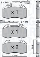 Magneti Marelli 363916061157 - Kit de plaquettes de frein, frein à disque cwaw.fr