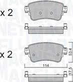 Magneti Marelli 363916061200 - Kit de plaquettes de frein, frein à disque cwaw.fr