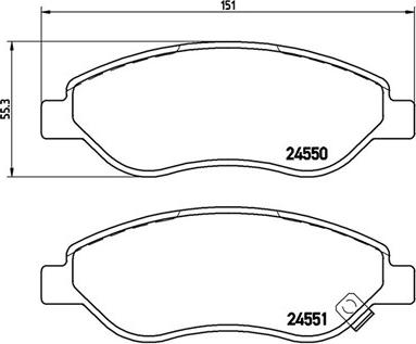 Magneti Marelli 363700459053 - Kit de plaquettes de frein, frein à disque cwaw.fr