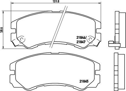 Magneti Marelli 363700459020 - Kit de plaquettes de frein, frein à disque cwaw.fr