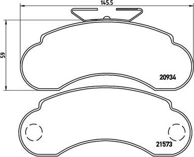 Magneti Marelli 363700450021 - Kit de plaquettes de frein, frein à disque cwaw.fr