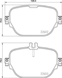 Pagid 8DB 355 031-711 - Kit de plaquettes de frein, frein à disque cwaw.fr