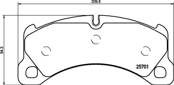 Magneti Marelli 363700465033 - Kit de plaquettes de frein, frein à disque cwaw.fr